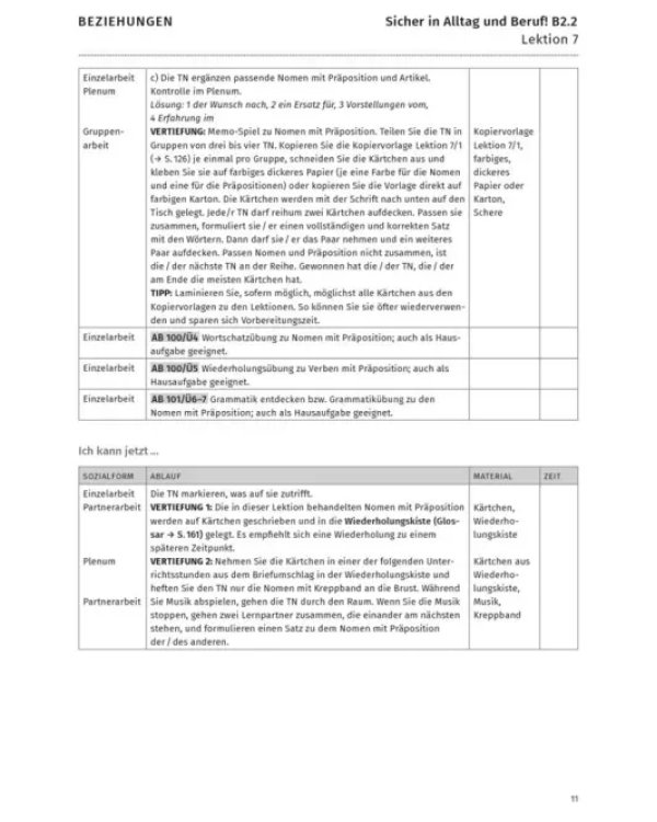 Sicher in Alltag und Beruf! B2.2. Lehrerhandbuch. Deutsch als Zweitsprache