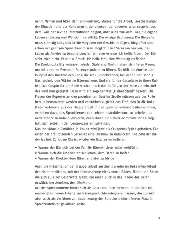 Szenisches Lernen. Theaterarbeit im DaF-Unterricht. Deutsch als Fremdsprache