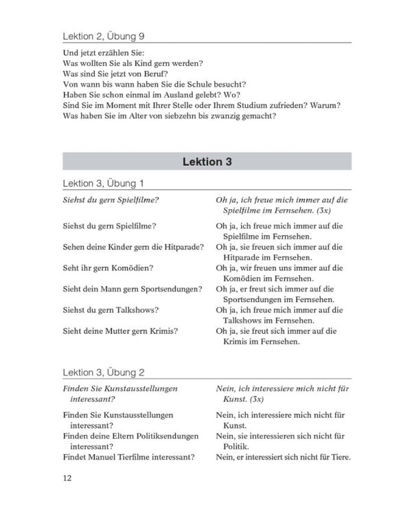 Themen aktuell 2. Textheft Sprechübungen. Deutsch als Fremdsprache