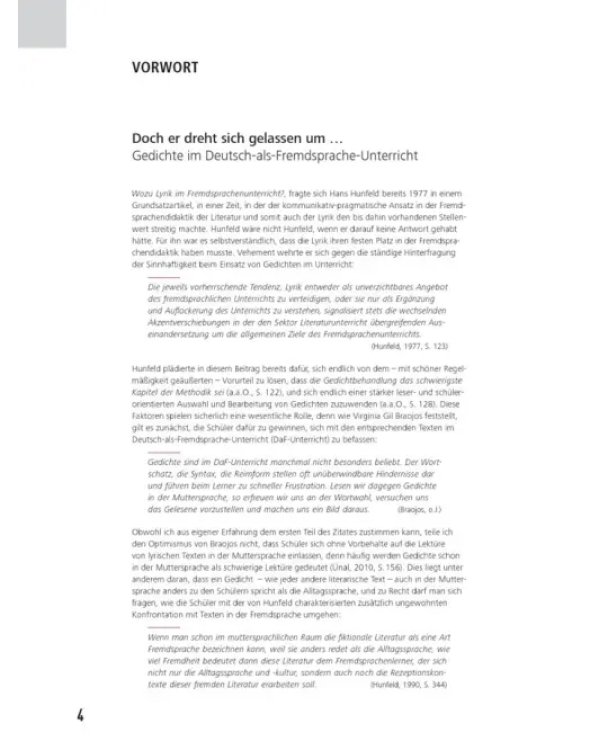 Zwischendurch mal ... Gedichte. Kopiervorlagen. Deutsch als Fremdsprache
