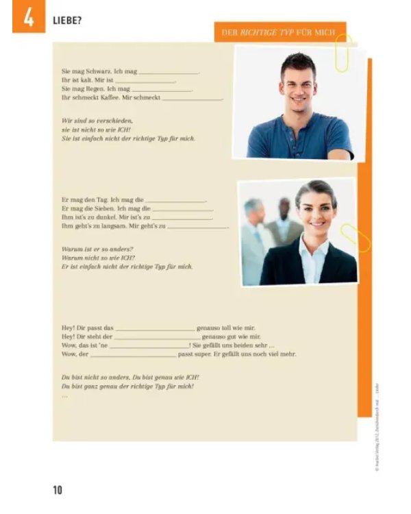 Zwischendurch mal ... Lieder. Kopiervorlagen mit Audio-CD. Deutsch als Fremdsprache