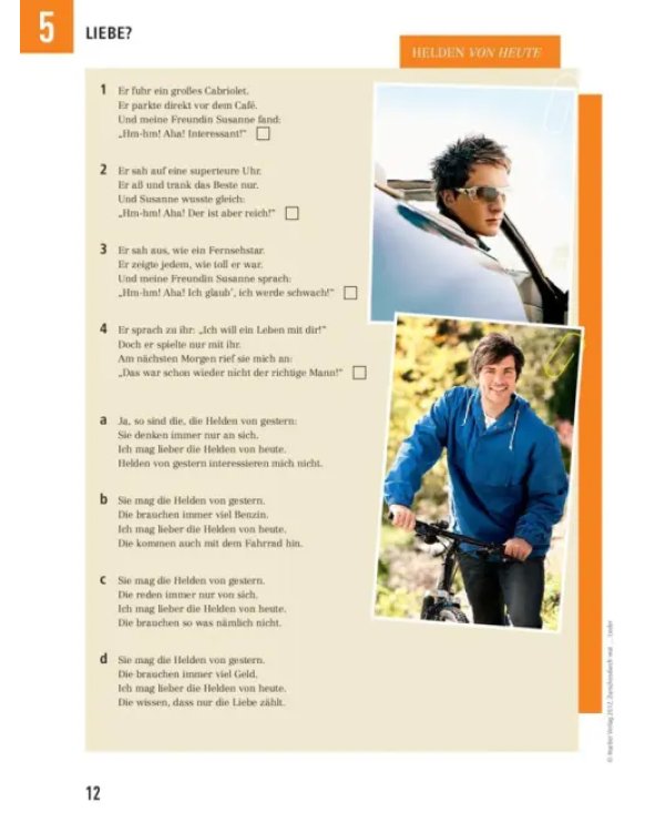 Zwischendurch mal ... Lieder. Kopiervorlagen mit Audio-CD. Deutsch als Fremdsprache