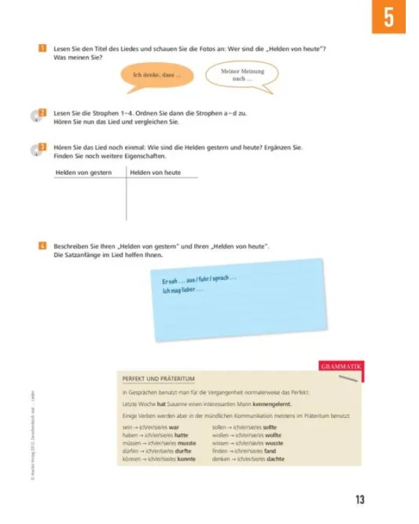 Zwischendurch mal ... Lieder. Kopiervorlagen mit Audio-CD. Deutsch als Fremdsprache