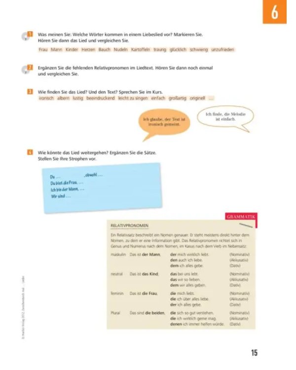 Zwischendurch mal ... Lieder. Kopiervorlagen mit Audio-CD. Deutsch als Fremdsprache