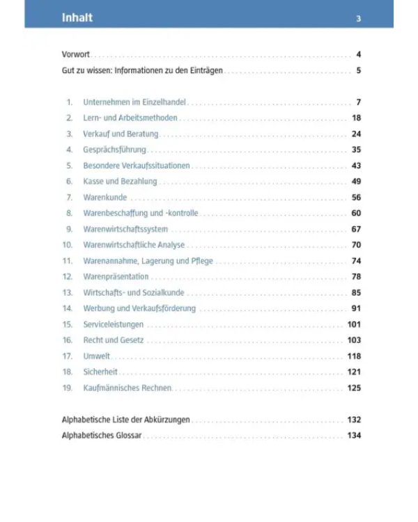 Visuelles Fachwörterbuch Einzelhandel