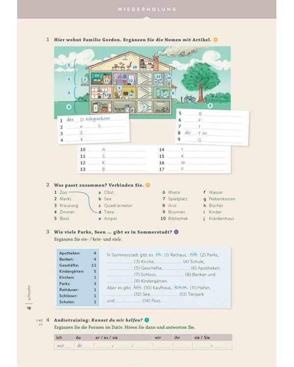 Дополнительное изображение книги «Momente A1.2. Arbeitsbuch plus interaktive Version. Deutsch als Fremdsprache»