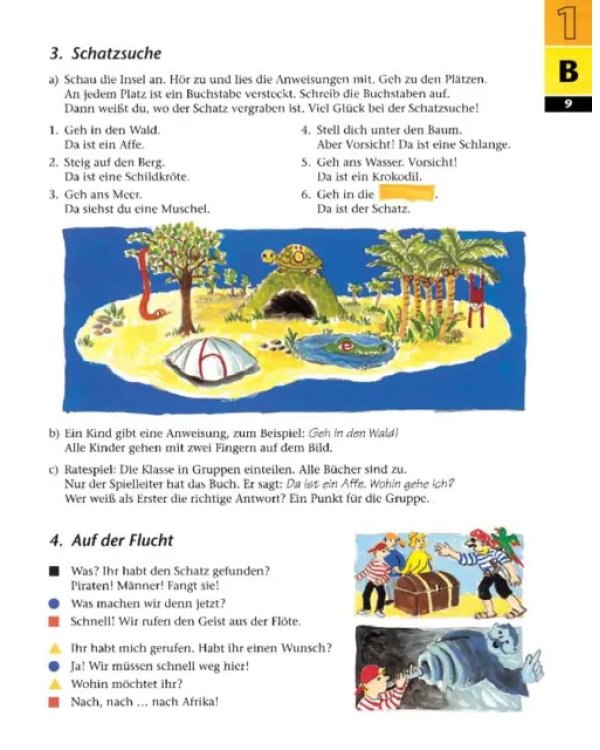 Tamburin 3. Lehrbuch. Deutsch für Kinder. Deutsch als Fremdsprache