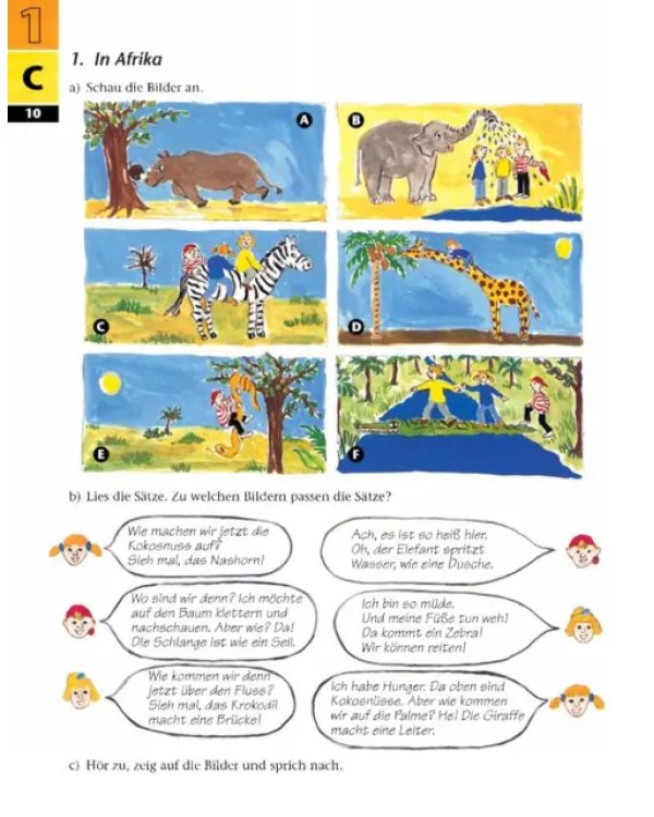 Tamburin 3. Lehrbuch. Deutsch für Kinder. Deutsch als Fremdsprache