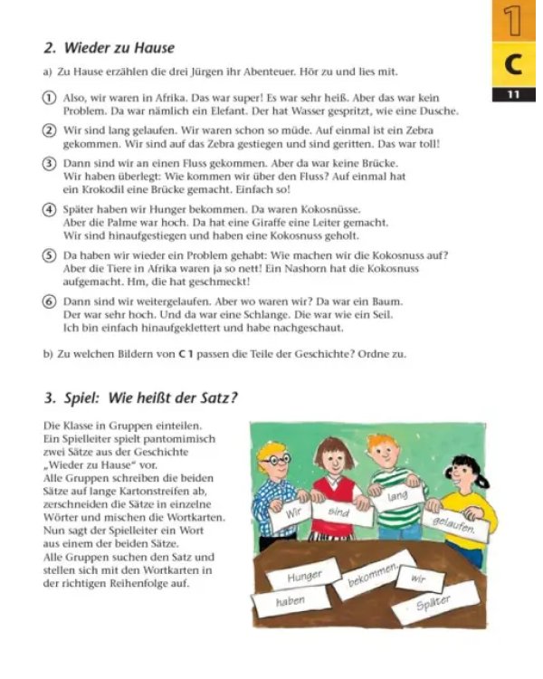 Tamburin 3. Lehrbuch. Deutsch für Kinder. Deutsch als Fremdsprache