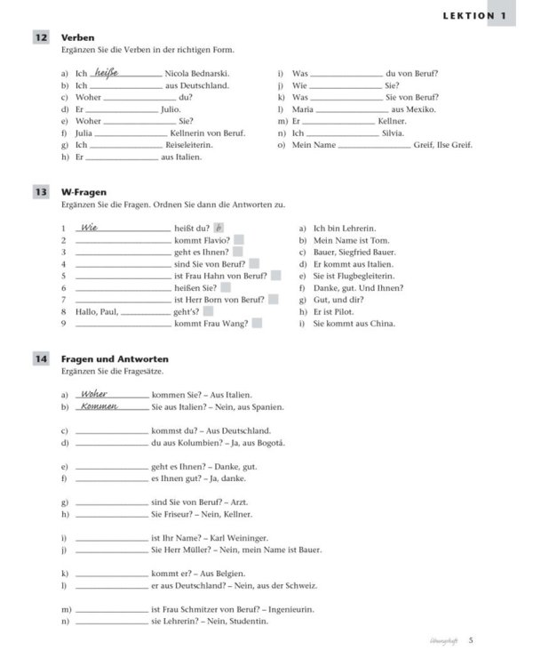 Tangram aktuell 1. Übungsheft. Deutsch als Fremdsprache