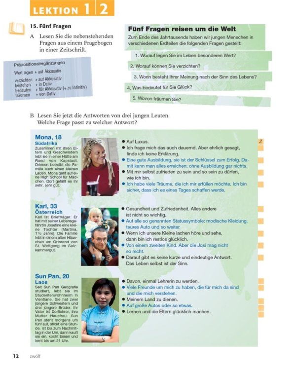 Themen aktuell 3. Niveaustufe В1. Zertifikatsband. Kursbuch. Deutsch als Fremdsprache