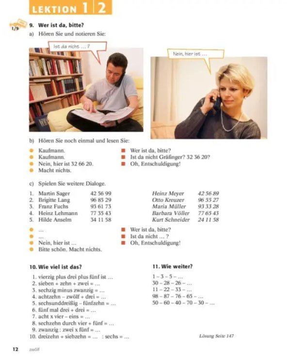 Дополнительное изображение книги «Themen aktuell 1. Niveaustufe A1. Kursbuch und Arbeitsbuch mit integrierter Audio-CD und CD-ROM. Lektion 1–5»
