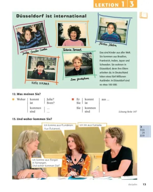 Дополнительное изображение книги «Themen aktuell 1. Niveaustufe A1. Kursbuch und Arbeitsbuch mit integrierter Audio-CD und CD-ROM. Lektion 1–5»