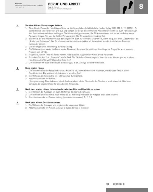 Schritte international 2. Lehrerhandbuch. Deutsch als Fremdsprache