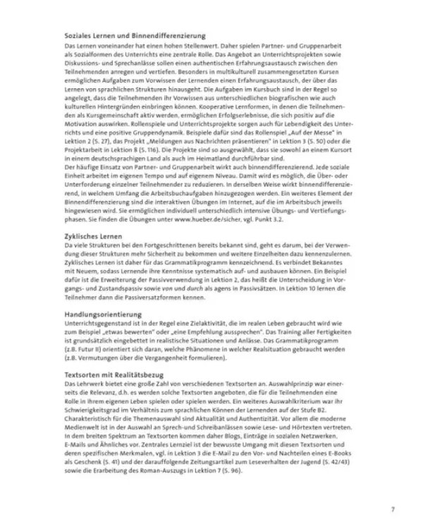 Sicher! B2.2. Lehrerhandbuch. Deutsch als Fremdsprache
