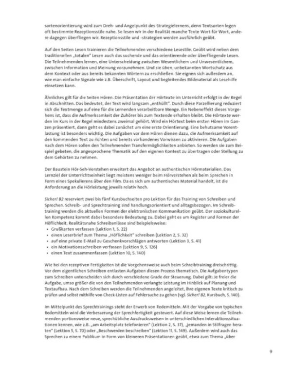 Sicher! B2.2. Lehrerhandbuch. Deutsch als Fremdsprache
