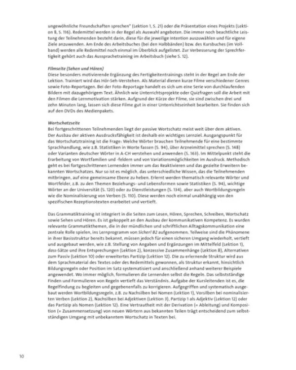 Sicher! B2.2. Lehrerhandbuch. Deutsch als Fremdsprache