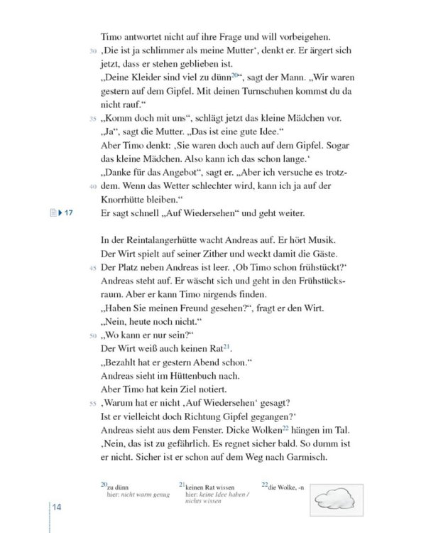 Timo darf nicht sterben! Leseheft. Deutsch als Fremdsprache