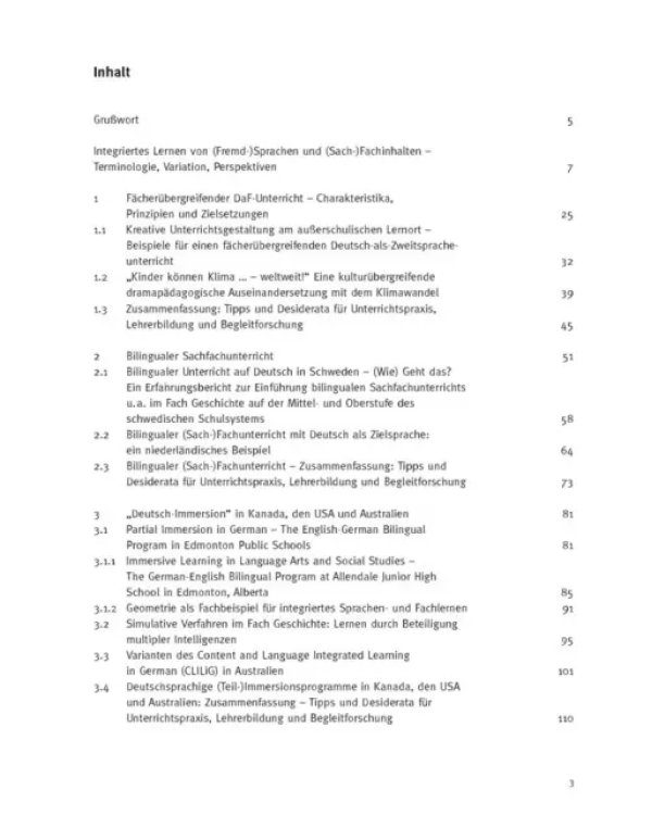 Sprache und Fach. Integriertes Lernen in der Zielsprache Deutsch