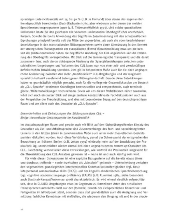 Sprache und Fach. Integriertes Lernen in der Zielsprache Deutsch