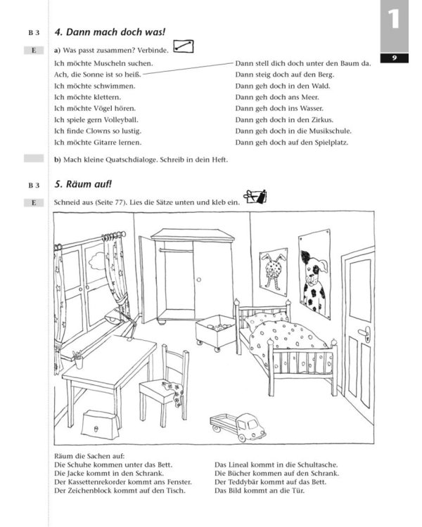 Tamburin 3. Arbeitsbuch. Deutsch für Kinder. Deutsch als Fremdsprache
