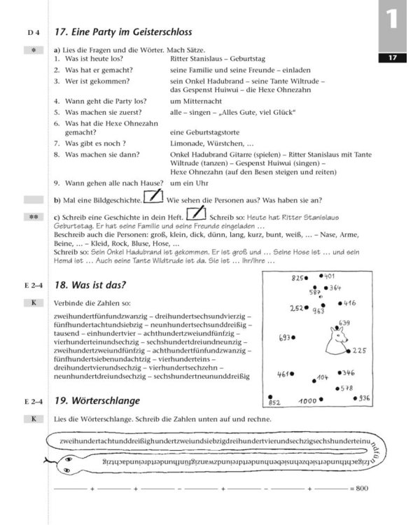 Tamburin 3. Arbeitsbuch. Deutsch für Kinder. Deutsch als Fremdsprache
