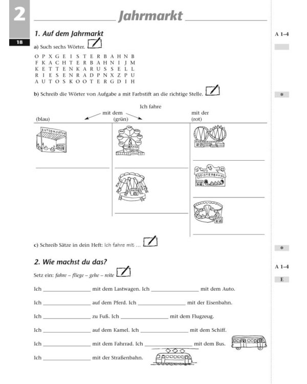 Tamburin 3. Arbeitsbuch. Deutsch für Kinder. Deutsch als Fremdsprache