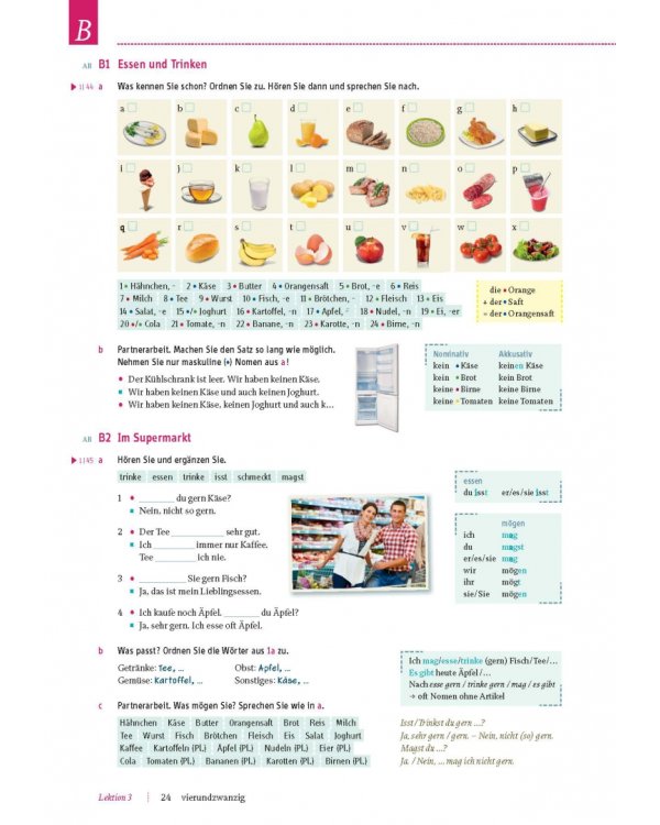 Motive A1. Kursbuch, Lektion 1–8. Kompaktkurs DaF. Deutsch als Fremdsprache