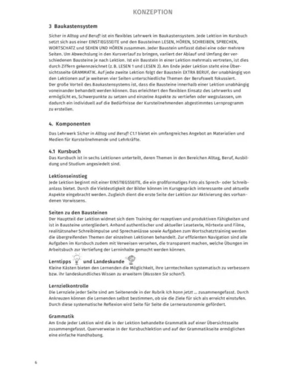 Sicher in Alltag und Beruf! C1.1. Lehrerhandbuch. Deutsch als Zweitsprache