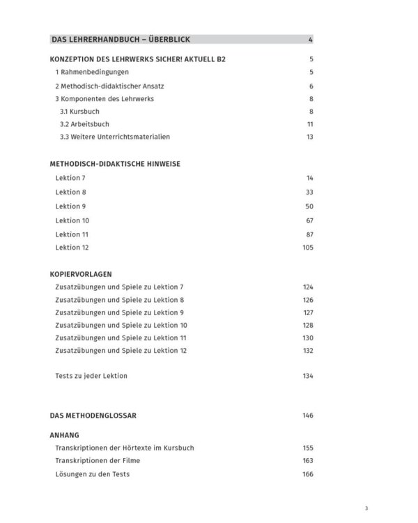 Sicher! aktuell B2.2. Lehrerhandbuch. Deutsch als Fremdsprache