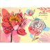 Альбом для рисования Акварельные цветы, 40 листов, А4, гребень