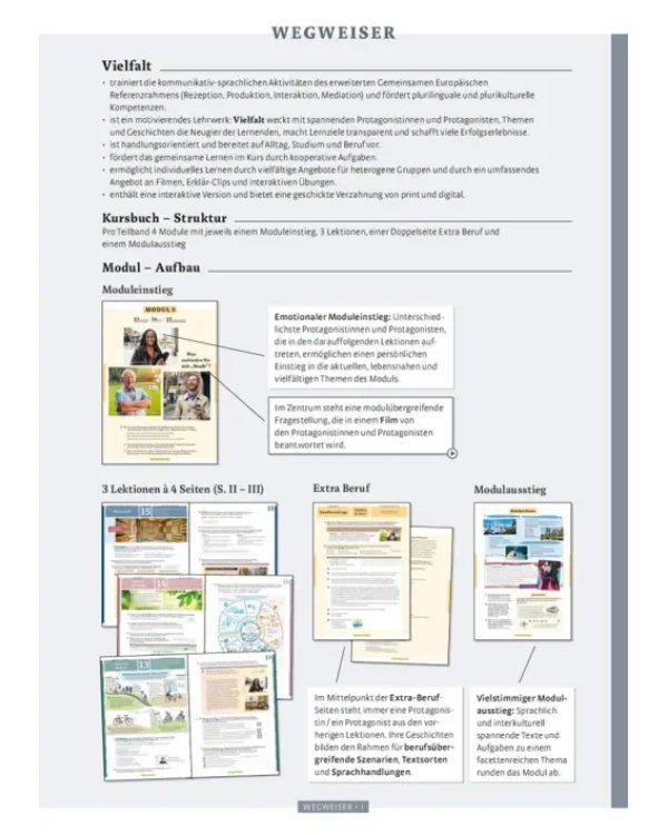 Vielfalt B2.2. Kurs- und Arbeitsbuch plus interaktive Version. Deutsch als Fremdsprache
