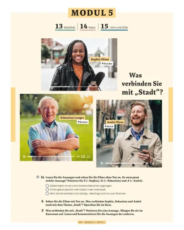Vielfalt B2.2. Kurs- und Arbeitsbuch plus interaktive Version. Deutsch als Fremdsprache