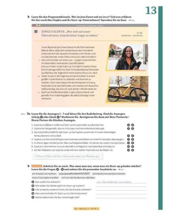 Vielfalt B2.2. Kurs- und Arbeitsbuch plus interaktive Version. Deutsch als Fremdsprache