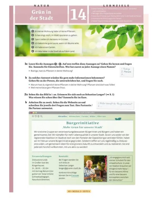 Vielfalt B2.2. Kurs- und Arbeitsbuch plus interaktive Version. Deutsch als Fremdsprache