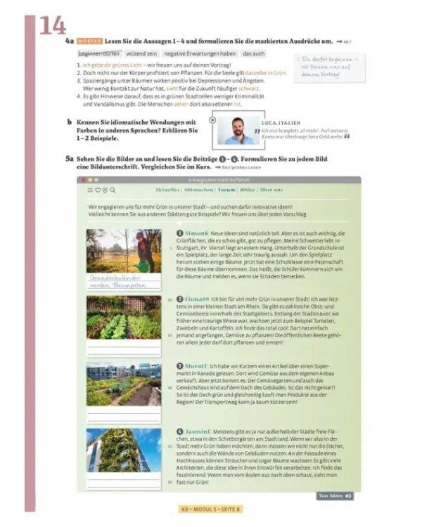 Vielfalt B2.2. Kurs- und Arbeitsbuch plus interaktive Version. Deutsch als Fremdsprache