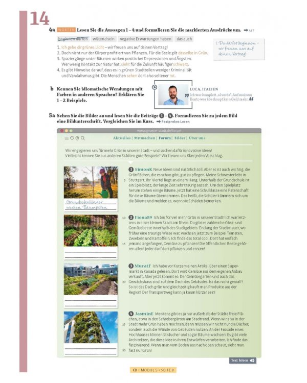 Vielfalt B2.2. Kurs- und Arbeitsbuch plus interaktive Version. Deutsch als Fremdsprache