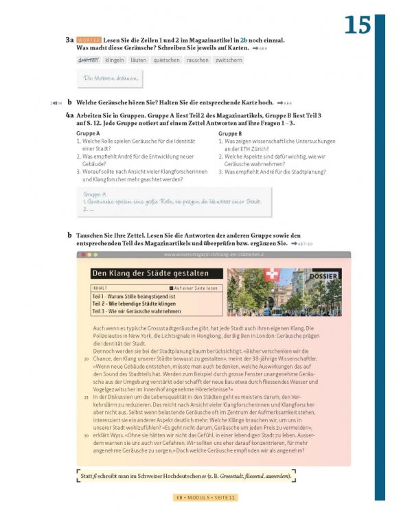 Vielfalt B2.2. Kurs- und Arbeitsbuch plus interaktive Version. Deutsch als Fremdsprache