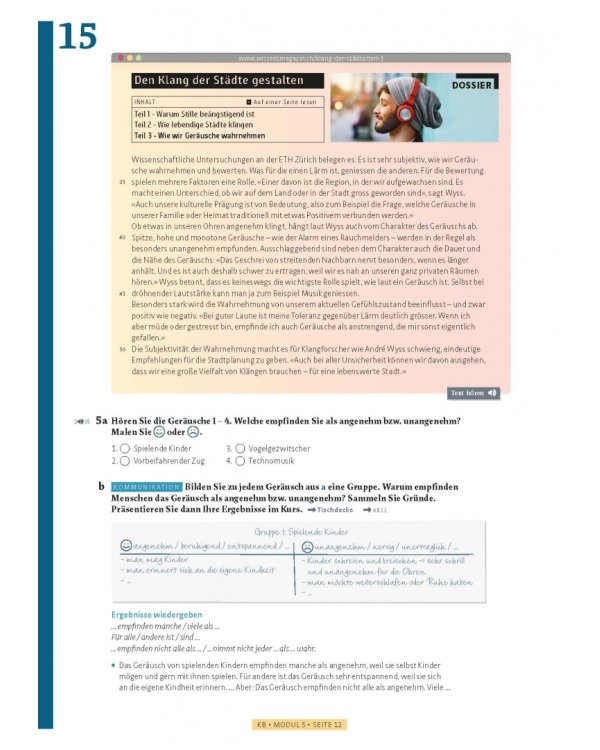 Vielfalt B2.2. Kurs- und Arbeitsbuch plus interaktive Version. Deutsch als Fremdsprache