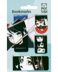 Закладки магнитные для книг Kawaii, 4 штуки