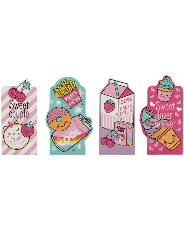 Закладки магнитные для книг Sweets, 4 штуки