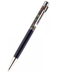 Ручка шариковая автоматическая Black sand, синяя