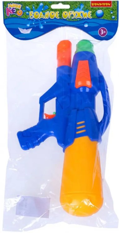 Наше Лето Водный пистолет с помпой Наше Лето, синий