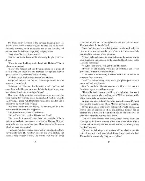 Three Adventures of Sherlock Holmes. Level 4