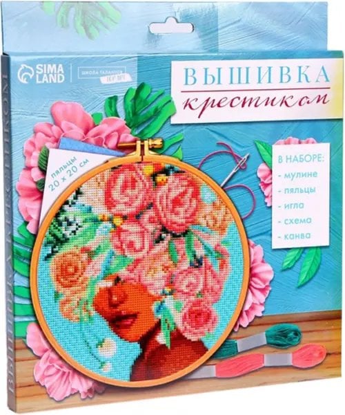 Вышивка крестиком Вышивка на пяльцах Розы