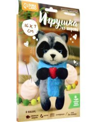 Игрушка из шерсти Енотик