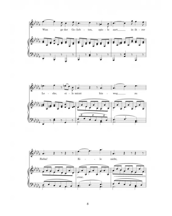Пять песен, соч. 47. Восемь песен, соч. 57. Ноты