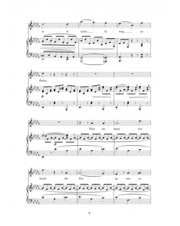 Пять песен, соч. 47. Восемь песен, соч. 57. Ноты