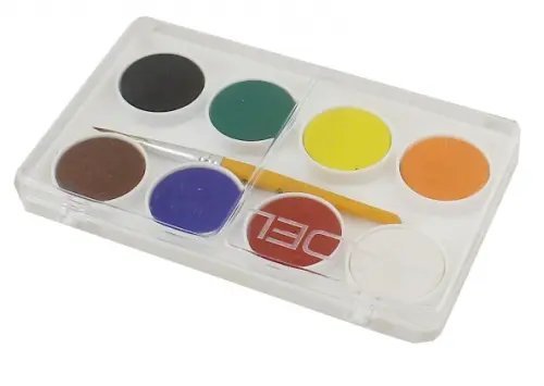 Краски акварельные Colour, 8 цветов, сухие