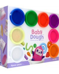 Тесто для лепки BabyDough, 8 ярких цветов